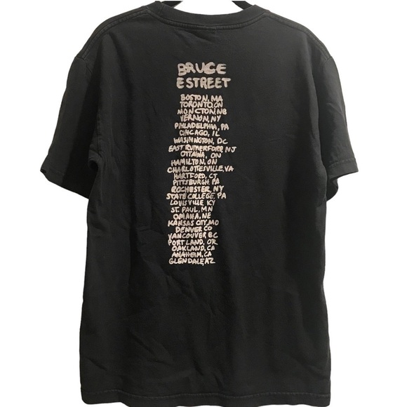 Bruce Springsteen 2012 Wrecking Ball Concert Tee Unisex T-Shirt Size Medium - Picture 2 of 6
